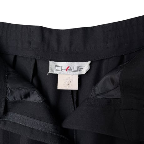 1980's-Early 1990's Extra wide silhouette 2tuck slacks pants