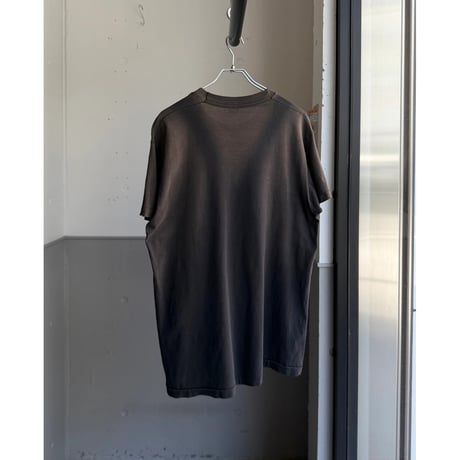 1980's Sun faded & Damaged Black Color Tee
