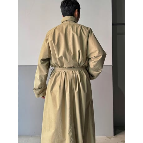1990's "Polo by Ralph Lauren" One Panel Sleeve Cotton Long Coat