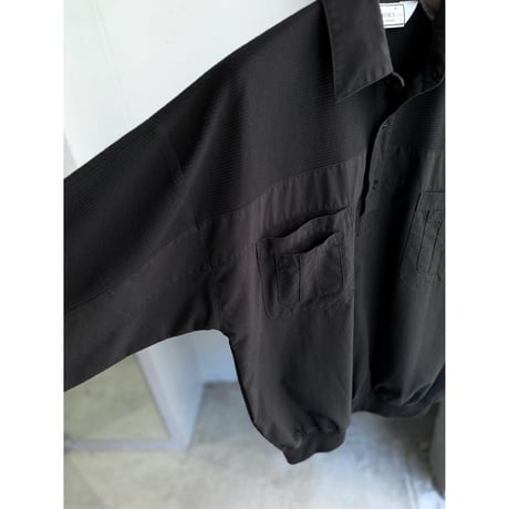 1990's Switching fabric design 4pocket pullover shirt