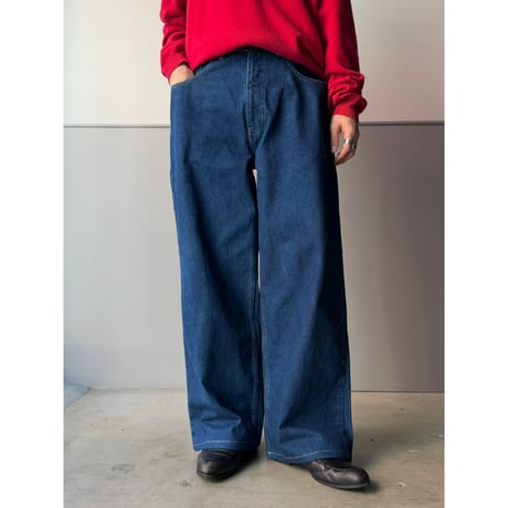 2000's Extra wide silhouette denim pants