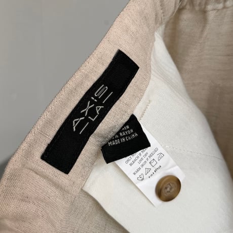 2000's Linen/Rayon fabric relaxing pants with 4pocket