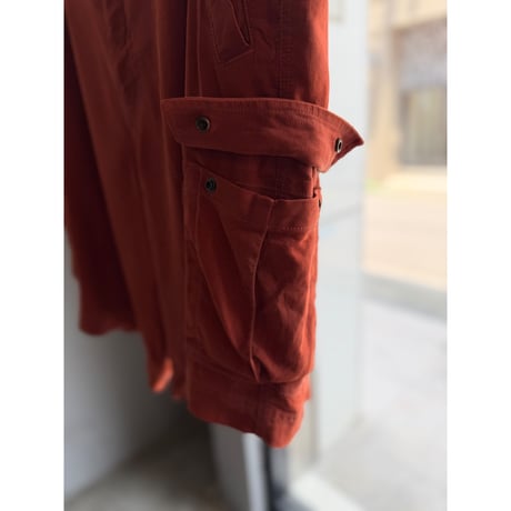 2000's〜 Silk / Linen fabric 6pockets shorts