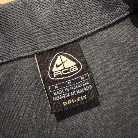 2000's "NIKE ACG" DRI-FIT open collar short sleeve shirt