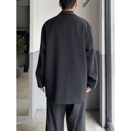 1990's Leather × Knit switching design jacket