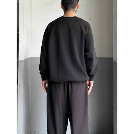 1990's EURO "RUSSELL ATHLETIC" Raglan Sleeve Blank Sweat Shirt
