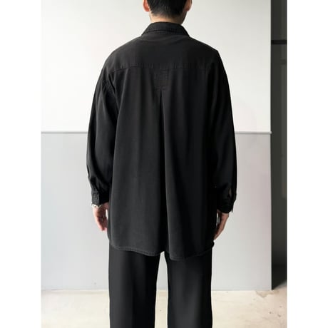 1990's USA MADE Garment Dyed Tencel Shirt