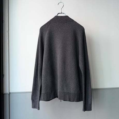 "BANANA REPUBLIC" Wool × Cotton Double-Zipper Knit Blouson