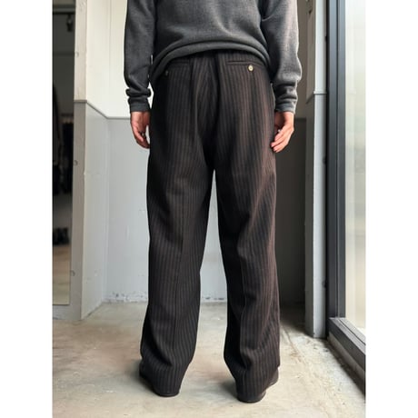 1990's Wool blend 2tuck slacks pants