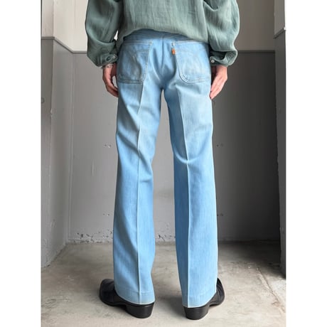 〜1980's "Levi's ACTION SLACKS" Faded color semi-flare pants