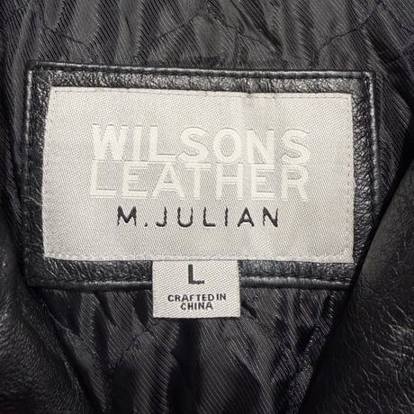 2000's〜 "WILSONS LEATHER" Leather 4button car coat