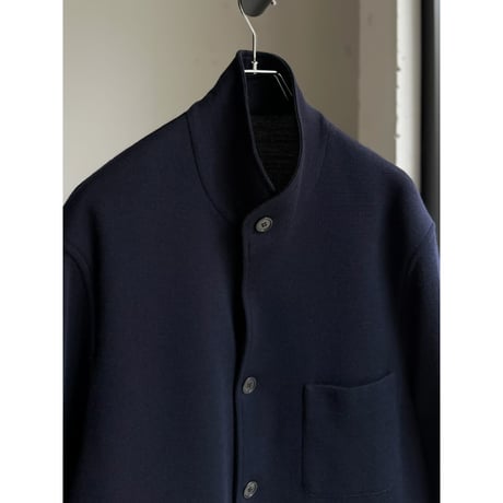 2000's "BURERRY" 100% Wool knit fabric teba jacket