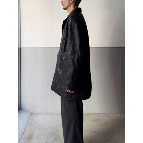 2000's〜 "WILSONS LEATHER" Leather 4button car coat
