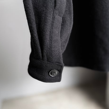 1990's "pierre cardin" Wool × Nylon Fabric 5pocket Relaxing Jacket