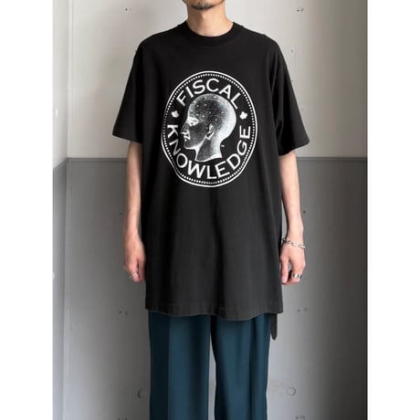 1990's "FISCAL KNOWLEDGE" HEAD Printed Tee