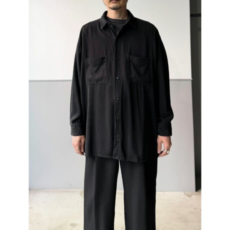 1990's USA MADE Garment Dyed Tencel Shirt