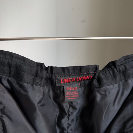 2000's Linen / Viscose fabric wide silhouette relaxing pants