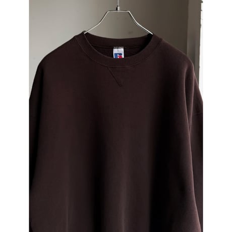1990's "RUSSELL ATHLETIC" Front-V Blank Sweat Shirt