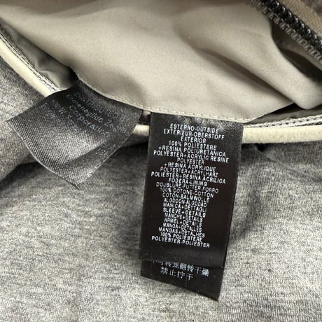 2000's "Zegna Sport" Light shell & jersey liner zip-up jacket