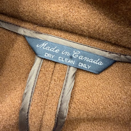 1990's CANADA MADE Wool 2way collar & 3pocket tailored jacket