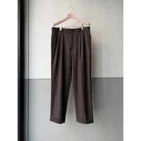 2000's "ZIGNONE" ITALY MADE Cashmere blend 2tuck slacks pants