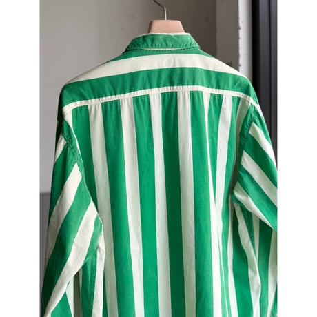 1990's "BONEVILLE" Long sleeve striped shirt
