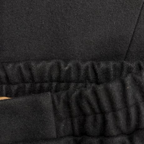 1980's-1990's "TEMPO EUROPA by LONDON FOG" CANADA MADE Leather switching design wool blend jacket