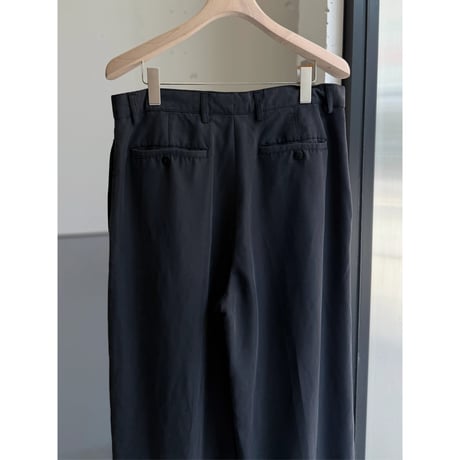 2000's Rayon blend 2tuck slacks pants