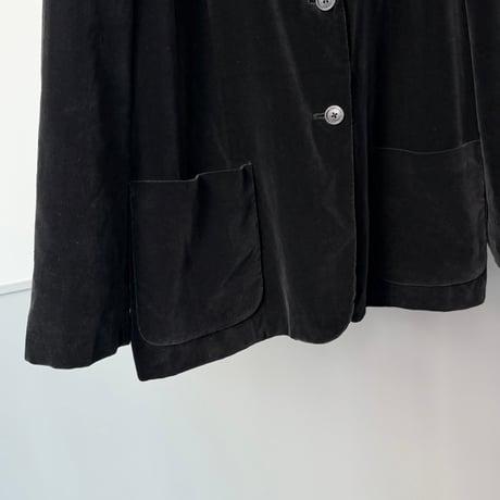 1990's Cotton Velvet Fabric Tailored Jacket