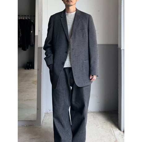 1950's-1960's Nep striped fabric tailored jacket