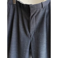 1980's USA MADE Gray × Pink color 2tuck slacks pants