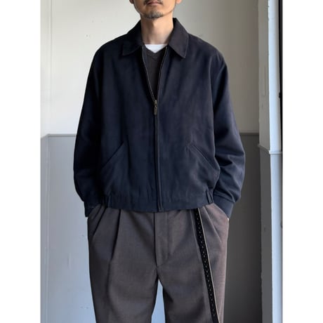 1990's Micro polyester suede drizzler jacket
