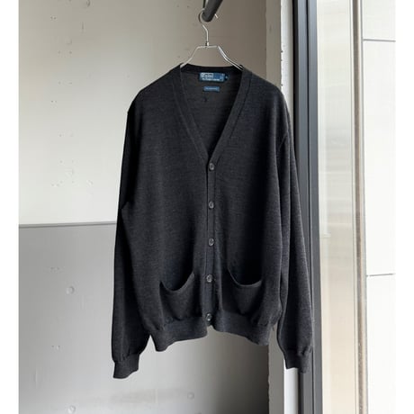 1990's-2000's "Polo by Ralph Lauren" ITALIAN YARN Merino wool cardigan