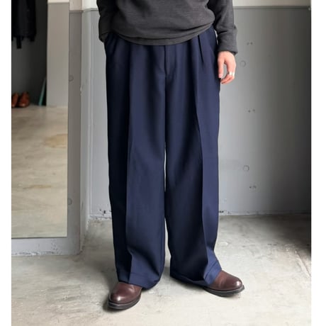 1990's USA MADE jaquard fabric extra wide silhouette slacks pants