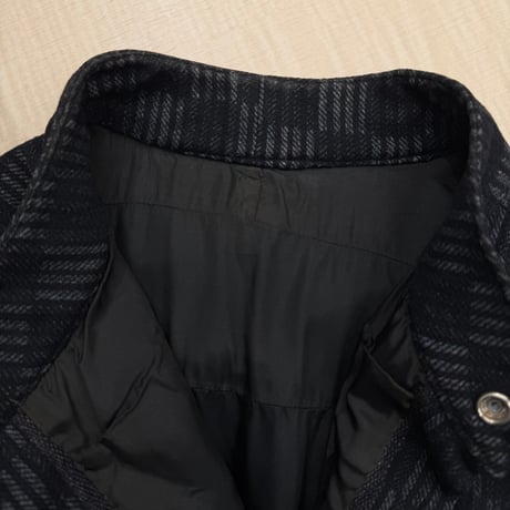 1980's-1990's Plaid pattern snap button jacket