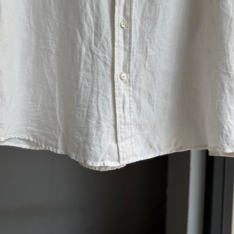 2000's〜"L.L.Bean" Linen fabric white color shirt
