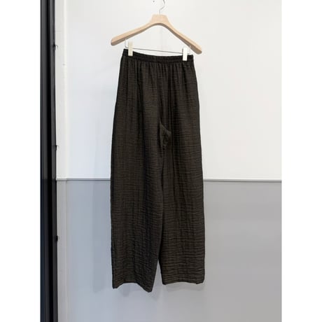 1990's USA MADE Double-face rayon fabric sleeveless pullover & relaxing pants