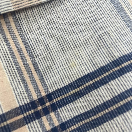 ~1960's "INDIA MADRAS" Shirt-Jac Style wide & short silhouette S/S shirt
