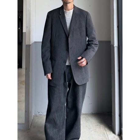 1950's-1960's Nep striped fabric tailored jacket
