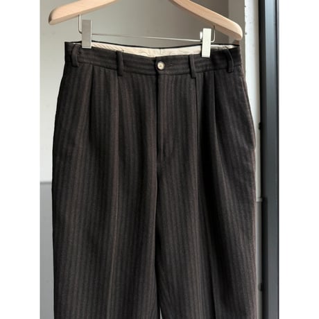 1990's Wool blend 2tuck slacks pants