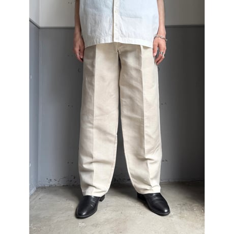 2000's Linen/Rayon fabric relaxing pants with 4pocket