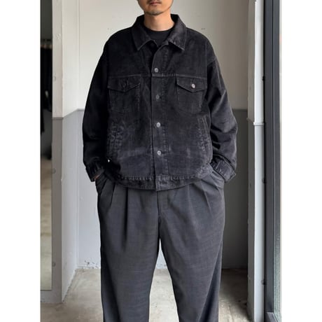 2000's CANADA MADE Cotton blend corduroy trucker jacket
