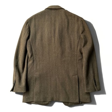 1990's-2000's "Polo by Ralph Lauren" ITALY MADE Herringbone wool 2way collar jacket