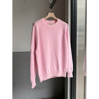1980's-1990's "L.L.Bean" Saddle shoulder sleeve cotton knit sweater