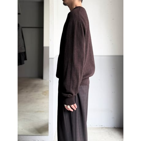 1990's-2000's ITALY MADE Extrafine merino wool V-neck knit sweater