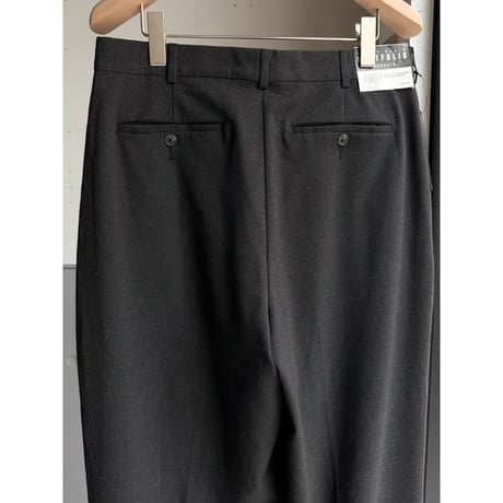 (Dead Stock) 2000's "PERRY ELLIS PORTFOLIO" Viscose blend 2tuck slacks pants