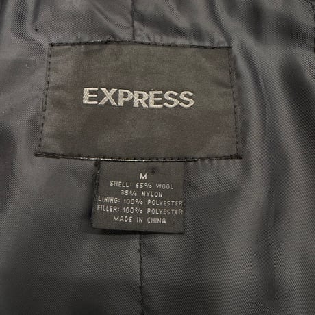 1990's-2000's Double Zipper Raglan Sleeve Wool Blend Jacket