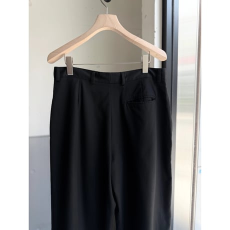 1990's "Le Château par J.C. Poitras" CANADA MADE Inverted pleats wide silhouette slacks pants