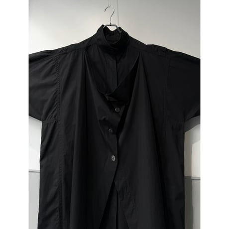 1980's-Early 1990's "Lauél" Cotton fabric overlapping long coat