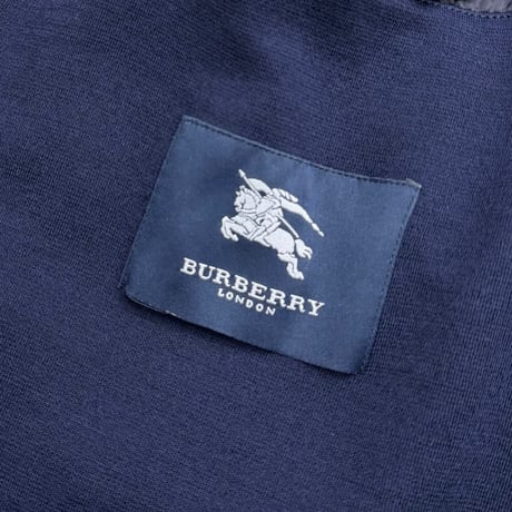 2000's "BURERRY" 100% Wool knit fabric teba jacket